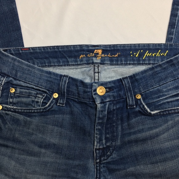 7FAM Bootcut Design Sz 26 - Picture 3 of 7